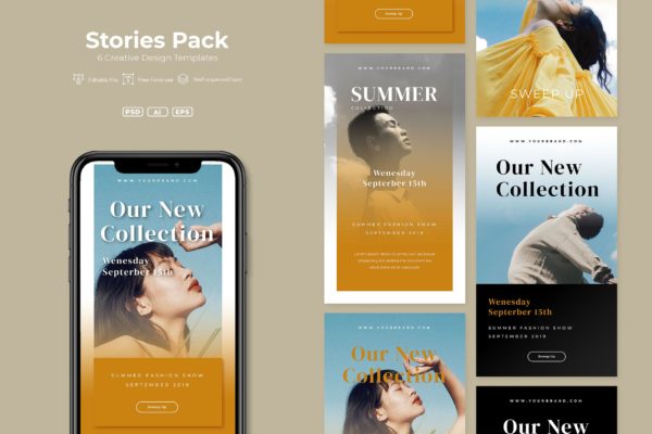 新媒体自媒体品牌故事营销推广设计素材包v9 AFR – Stories Pack.v09缩略图 新媒体自媒体品牌故事营销推广设计素材包v9 AFR – Stories Pack.v09