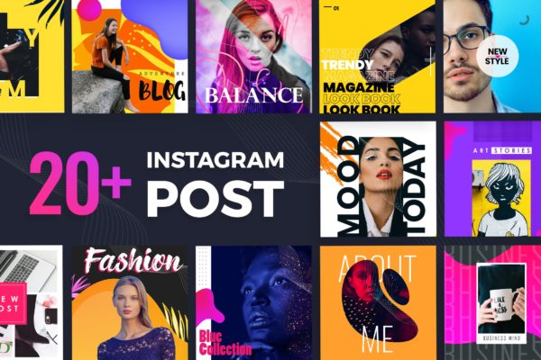 适用于时尚行业Instagram推广的设计素材包 Instagram Post Templates缩略图 适用于时尚行业Instagram推广的设计素材包 Instagram Post Templates