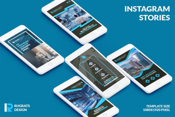 商业推广Instagram故事设计模板大洋岛精选 Business Instagram Story Template