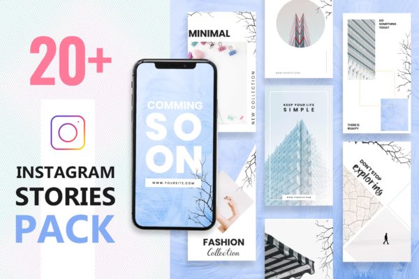Instagram社交平台品牌故事营销设计素材包 Instagram Stories Template缩略图 Instagram社交平台品牌故事营销设计素材包 Instagram Stories Template