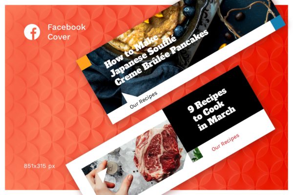 西餐品牌社交推广Facebook封面设计模板大洋岛精选 Facebook Cover (Vol.13)缩略图 西餐品牌社交推广Facebook封面设计模板大洋岛精选 Facebook Cover (Vol.13)