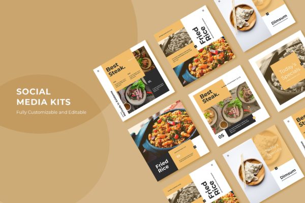 社交新媒体平台美食主题广告设计模板大洋岛精选v29 ADL Social Media Kit.29缩略图 社交新媒体平台美食主题广告设计模板大洋岛精选v29 ADL Social Media Kit.29