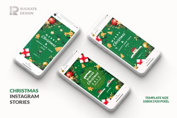 圣诞节主题品牌推广Instagram社交设计素材 Christmas R1 Instagram Story Template缩略图 圣诞节主题品牌推广Instagram社交设计素材 Christmas R1 Instagram Story Template