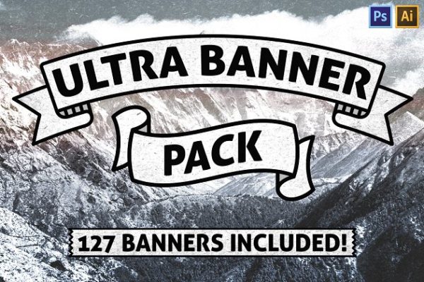 终极Banner丝带图形集 Ultra Banner Pack缩略图 终极Banner丝带图形集 Ultra Banner Pack