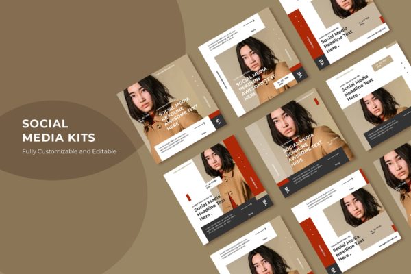 人物主题社交平台广告设计模板大洋岛精选v52 SRTP – Social Media Kit.52缩略图 人物主题社交平台广告设计模板大洋岛精选v52 SRTP – Social Media Kit.52