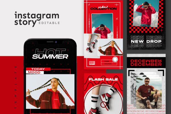 男装品牌Instagram平台推广设计素材 Instagram Story Template缩略图 男装品牌Instagram平台推广设计素材 Instagram Story Template