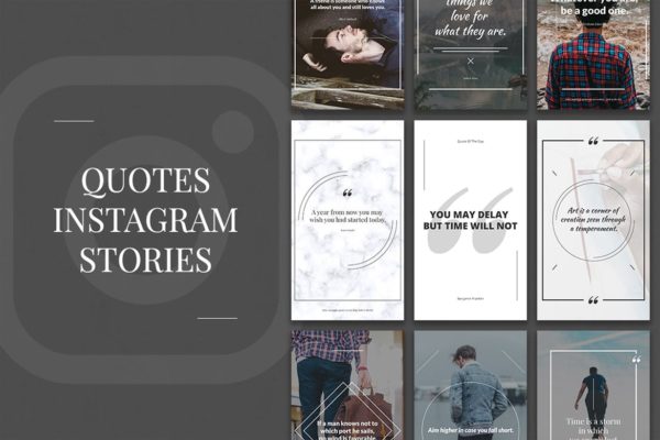 10款Instagram社交引语贴文设计模板大洋岛精选 Quotes Instagram Stories缩略图 10款Instagram社交引语贴文设计模板大洋岛精选 Quotes Instagram Stories