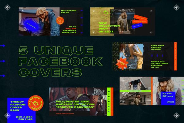 潮流时尚主题Facebook封面设计模板大洋岛精选 Fashion Facebook Covers缩略图 潮流时尚主题Facebook封面设计模板大洋岛精选 Fashion Facebook Covers