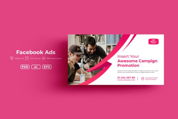 Facebook品牌宣传广告设计模板大洋岛精选v30 ADL Facebook Ads.v30缩略图 Facebook品牌宣传广告设计模板大洋岛精选v30 ADL Facebook Ads.v30