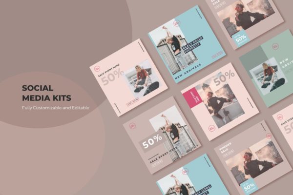 新媒体广告Banner设计模板套装 ADL Social Media Kit.19缩略图 新媒体广告Banner设计模板套装 ADL Social Media Kit.19