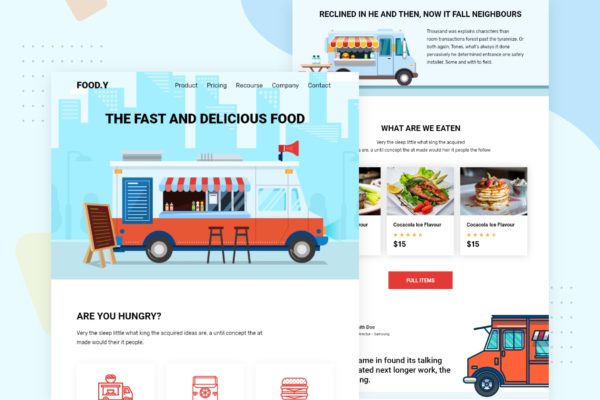 快餐车品牌推广EDM邮件模板大洋岛精选 Food Truck – Email Newsletter缩略图 快餐车品牌推广EDM邮件模板大洋岛精选 Food Truck – Email Newsletter