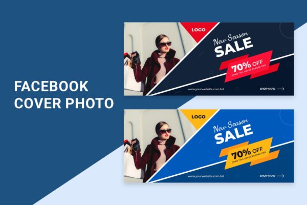 新装上市促销活动Facebook封面设计模板大洋岛精选 New Season Sale| facebook cover template