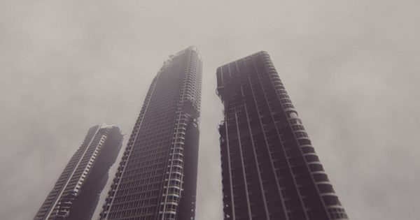 预示大灾变高楼视频素材 Post Apocalyptic Buildings