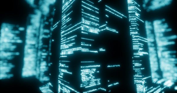 二进制代码编程动画视频素材 Programmer Binary Codes