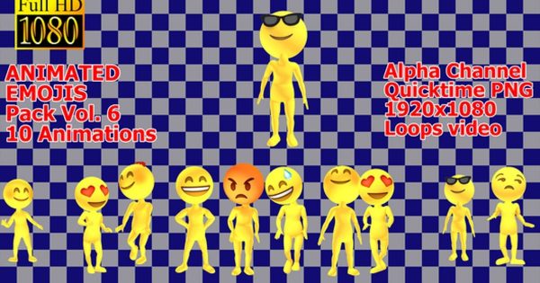 三维卡通表情符号大洋岛精选高清视频素材 Cartoon Emoticon缩略图 三维卡通表情符号大洋岛精选高清视频素材 Cartoon Emoticon