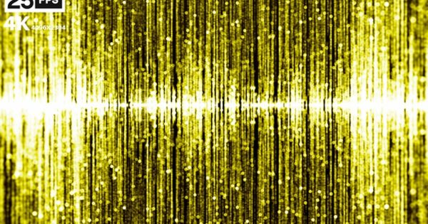 金光坠落大洋岛精选高清背景视频素材03 Light Falling Gold 03 4K