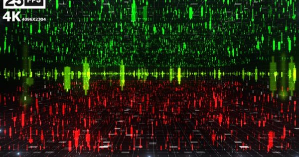 数字贸易信号4K大洋岛精选高清背景视频素材03 Digital Trade 03 4K