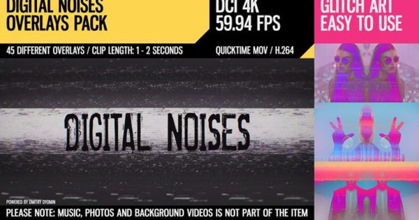数字信号干扰大洋岛精选高清视频素材 Digital Noises