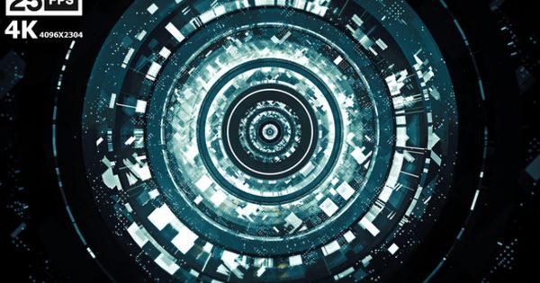 圆形抽象图案4K大洋岛精选高清背景视频 Circle 4k