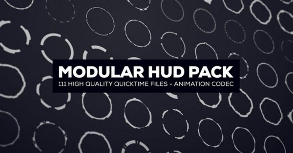 模块化HUD大洋岛精选高清视频素材包 Modular HUD Pack