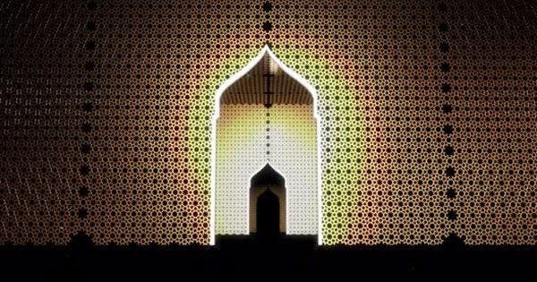 伊斯兰教艺术几何图形大洋岛精选高清背景视频10 Islamic Art Geometry 10 4K