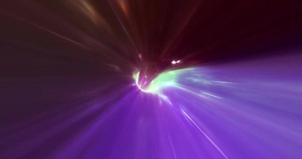 黑洞飞行4K大洋岛精选高清视频素材 Flight In Black Hole Space 4K