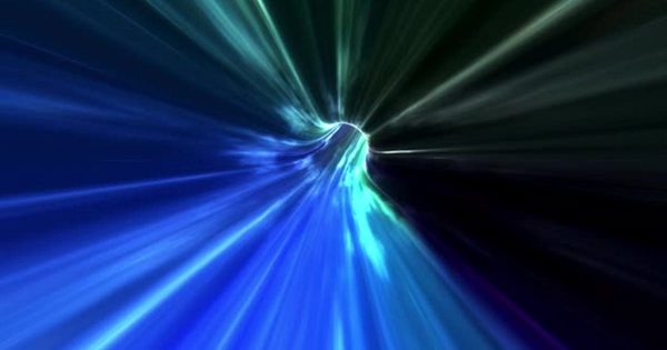 黑洞空间飞行4K大洋岛精选高清背景视频 Flight In Black Hole Space 02 4K
