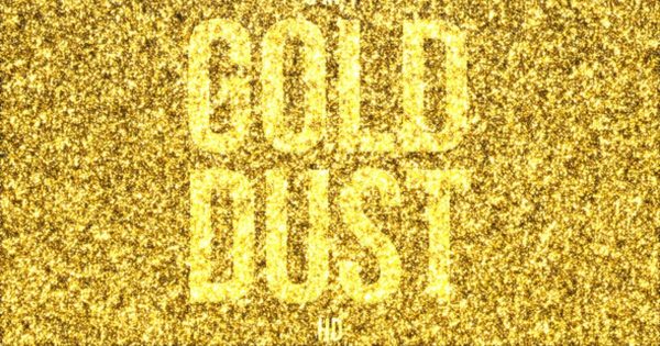 金光闪闪大洋岛精选高清背景视频素材 Gold Dust