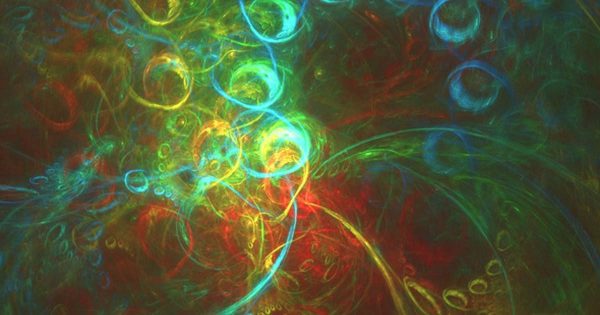 彩色能源大洋岛精选高清背景视频素材 Colorful Energy Background