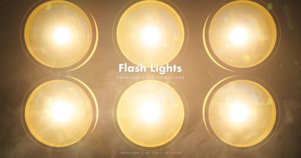 闪光灯大洋岛精选高清视频素材4 Flash Lights 4