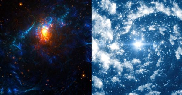太空星云大洋岛精选高清背景视频 Nebula (2-Pack)