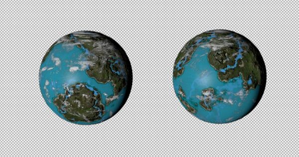 新地球旋转行星大洋岛精选高清视频素材 New Earth – Strange Planet