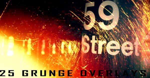 25款怀旧风格叠层大洋岛精选背景视频素材 25 Grunge Overlays