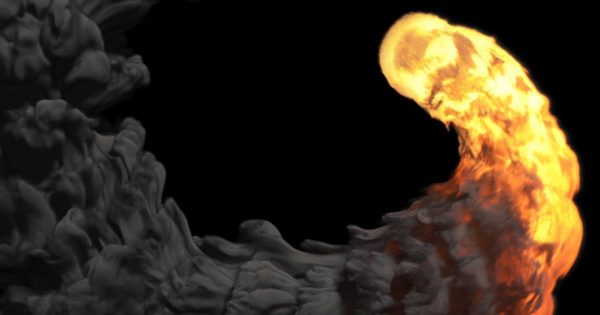火球过渡转场大洋岛精选高清视频素材 Fireball Transition