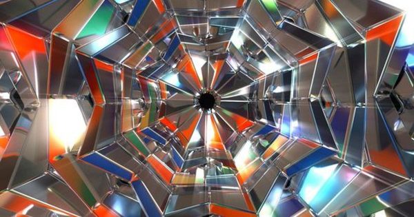 彩色反射循环抽象视频素材 Colorful Reflective Cycle
