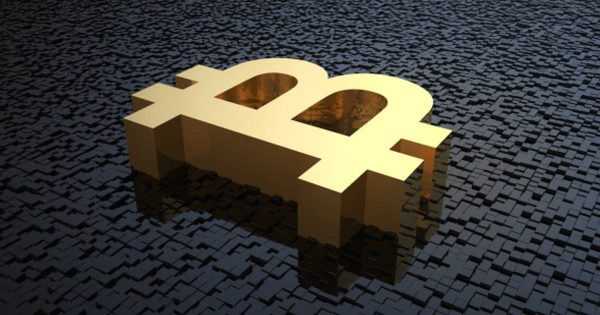 比特币立体图形大洋岛精选高清视频素材 Bitcoin Background