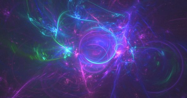星空动感光粒子背景大洋岛精选视频素材 Blissful Particles Background 02