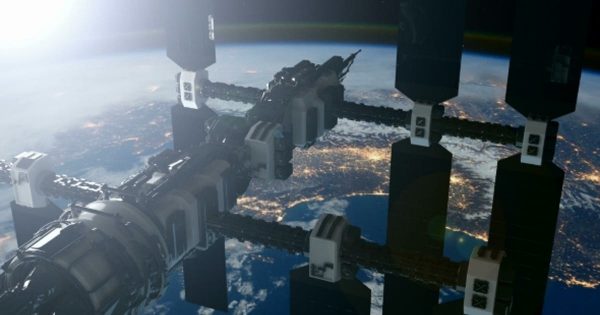 太空卫星国际空间站大洋岛精选视频素材 International Space Station