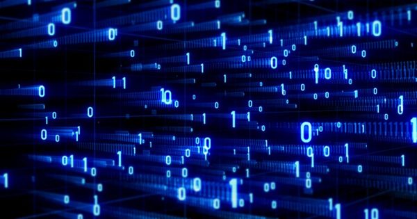 数字计算机加密数据库背景大洋岛精选视频素材 Digital Computer Data