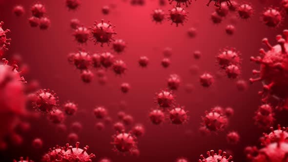 1080P冠状病毒大洋岛精选背景视频素材 Covid 19 Virus Background