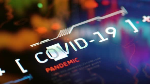 COVID-19冠状病毒大流行大洋岛精选背景视频素材v3 COVID-19 Pandemic Background