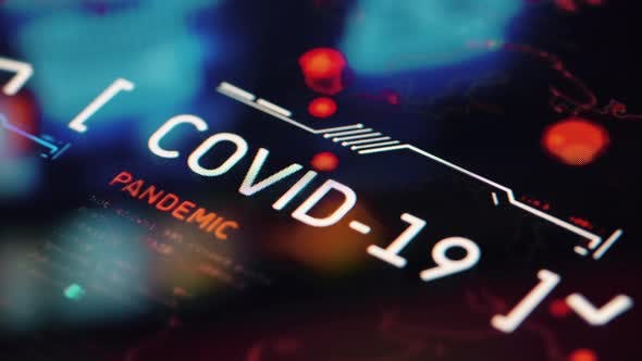 COVID-19冠状病毒大流行大洋岛精选背景视频素材v1 COVID-19 Pandemic Background