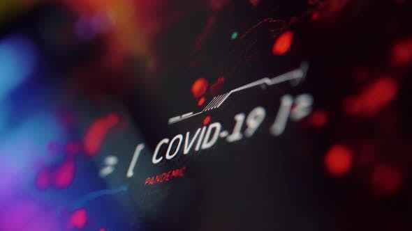 COVID-19冠状病毒大流行大洋岛精选背景视频素材v2 COVID-19 Pandemic Background