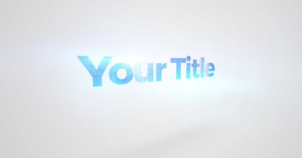旋转字幕特效大洋岛精选PR模板 Clean Tech Title
