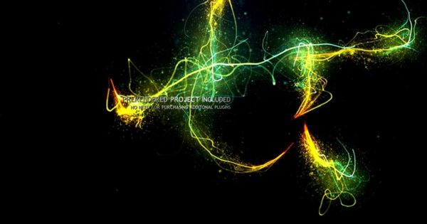 梦幻发光曲线视频特效大洋岛精选PR模板 Ambrosia