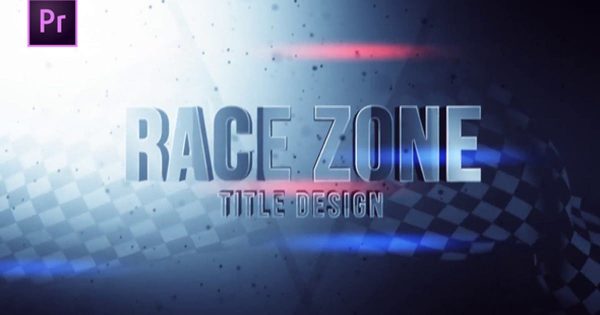 赛马区风格视频标题大洋岛精选PR模板 Race Zone Title Design
