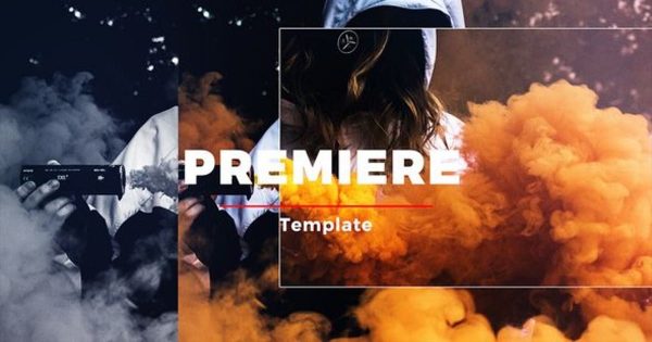 大小屏平滑过渡视频幻灯片特效片头大洋岛精选PR模板 Simple Smooth Slideshow Premiere Pro
