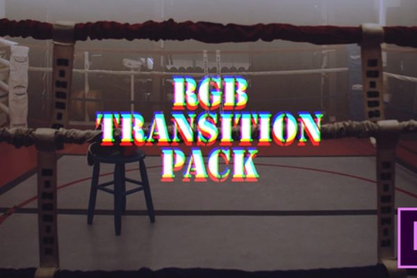 RGB色彩偏移转场特效大洋岛精选PR模板 RGB Transitions Pack