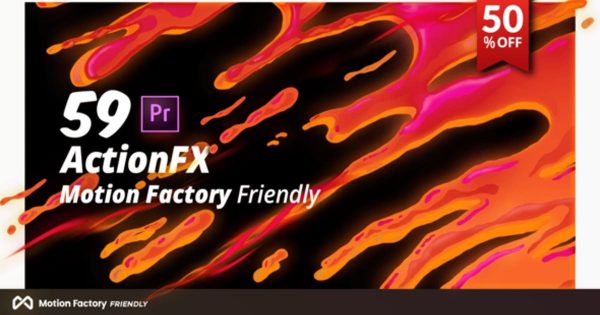 视频火焰特效大洋岛精选PR模板 ActionFX | Fire Smoke Water Effects for Premiere Pro