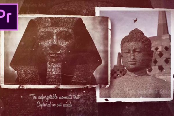 复古历史照片幻灯片视频大洋岛精选PR模板 Epic History